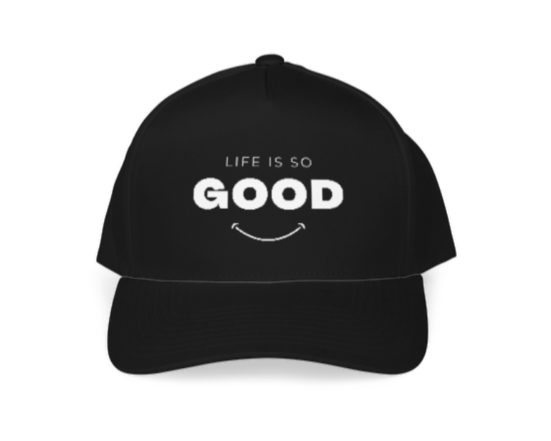 Alternative view of Life is so Good - Unisex Cap